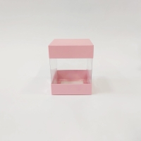 10x10x12 Çiftli Pembe Kutu