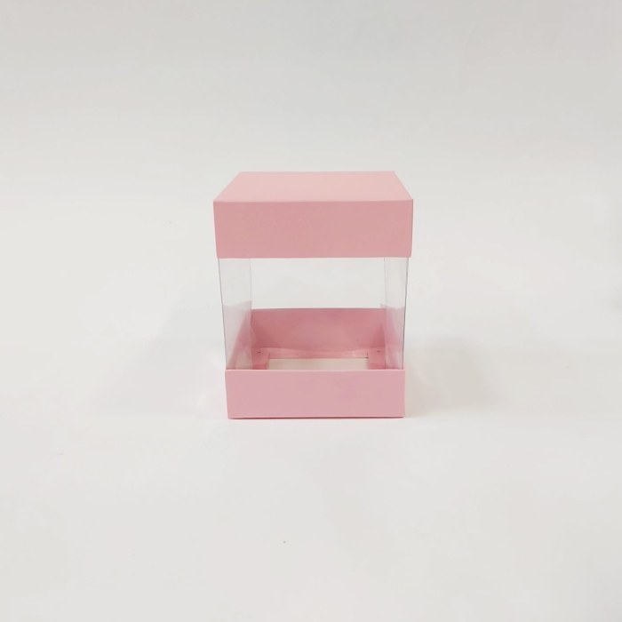 10x10x12 Çiftli Pembe Kutu