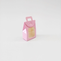11x7x4 Pembe Mini Kağıt Çanta
