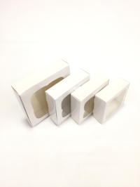 12x12x3 Beyaz Pencereli Kutu