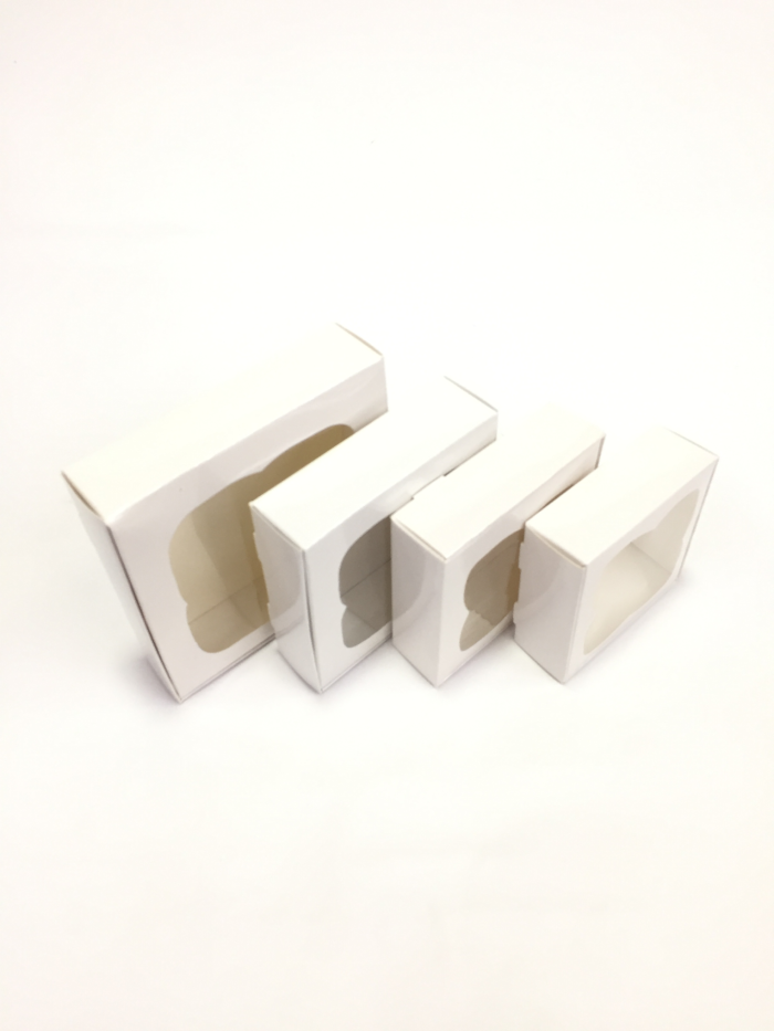 12x12x3 Beyaz Pencereli Kutu