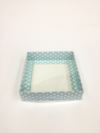 12x12x3 Mavi Puantiyeli  Kutu