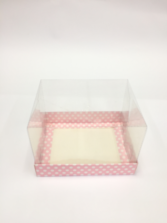 15x12x10 Pembe Puantiyeli Kutu