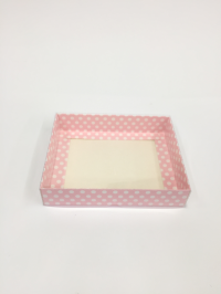 15x12x3 Pembe Puantiyeli Kutu