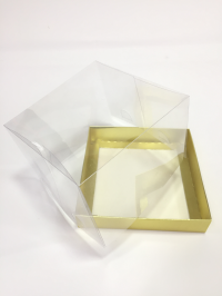 15x15x10 Asetatlı Altın Kutu