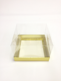15x15x10 Asetatlı Altın Kutu