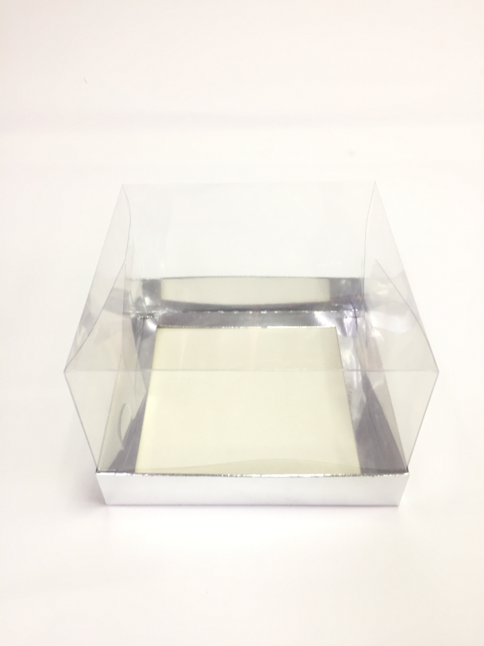 15x15x10 Asetatlı Gümüş Kutu