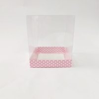 15x15x17 Pembe Puantiyeli Kutu