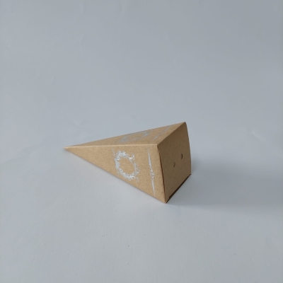 15X4 Kraft Gümüş Yaldızlı Külah