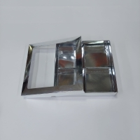 20x20x5 Bölmeli Gümüş Kutu
