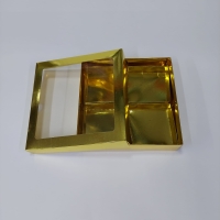 20x20x5 Bölmeli Altın Kutu