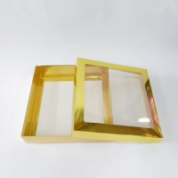 20x20x5 Çerçeveli Altın Kutu
