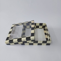 20x20x5 Çerçeveli Dama Kutu
