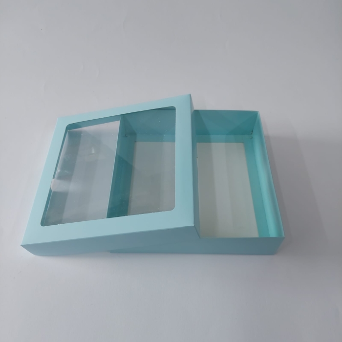 20x20x5 Çerçeveli Mavi Kutu