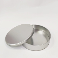 21x6 Oval Gümüş Metal Kutu