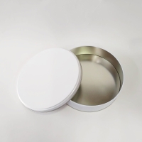 21x6 Oval Beyaz Metal Kutu