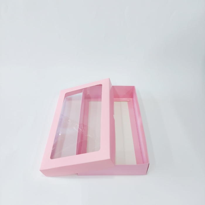 25x15x5  Çerçevili Pembe  Kutu