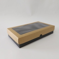 25x15x5 Kraft Çerçeveli Alt Siyah Kutu