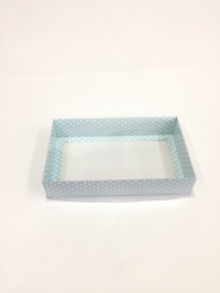 25x15x5 Mavi Puantiyeli Kutu