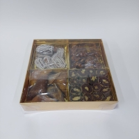 25x25x5 Bölmeli Altın Kutu