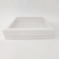 25x25x5 Çerçeveli Beyaz Kutu