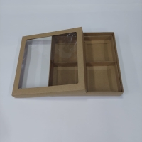 25x25x5 Kraft Bölmeli Kutu
