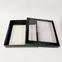 25x25x5 Pencereli Siyah Kutu