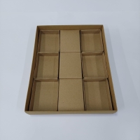 33x26x5 Bölmeli Full Kraft Kutu