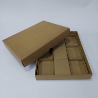 33x26x5 Bölmeli Full Kraft Kutu