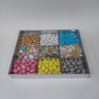 33x26x5 Bölmeli Gümüş Kutu