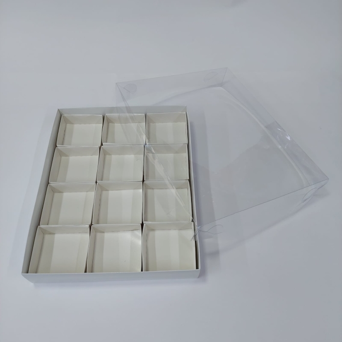 33x26x5 Bölmeli Beyaz Kutu