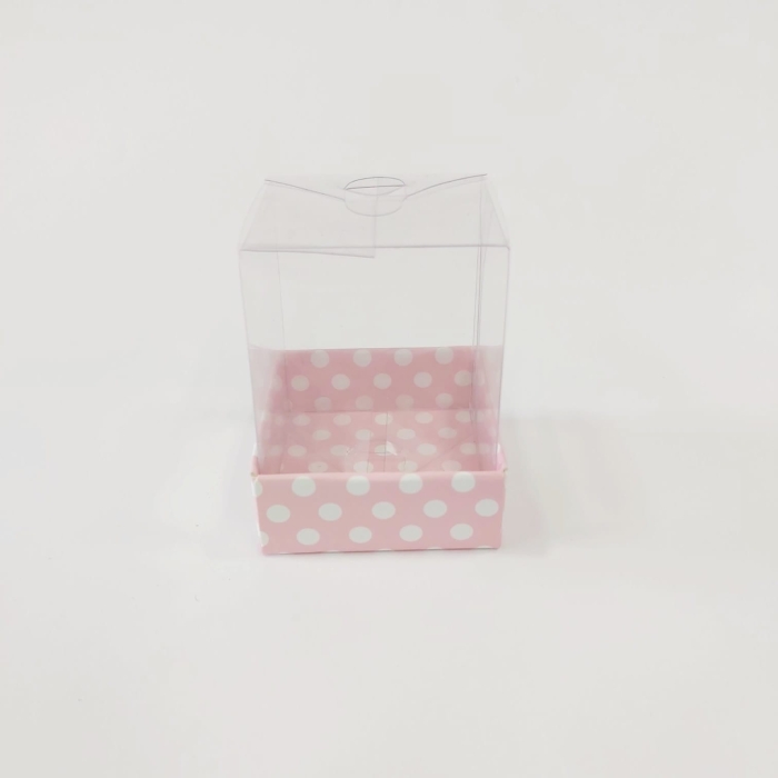 5x5x6 Pembe Puantiyeli Kutu