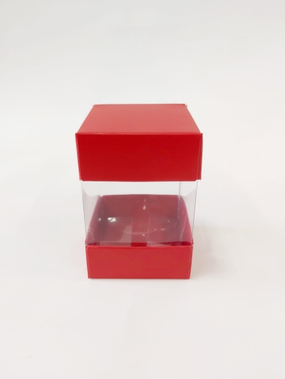 7x7x12 Çiftli Kırmızı Kutu