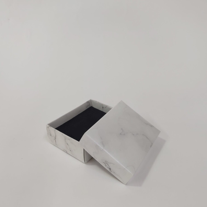 8x6x3 Mermer Desenli Takı Kutusu