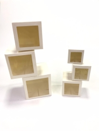 8x8x8 Beyaz Pencereli Küp Kutu