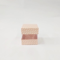 8x8x8 Çiftli Pembe Puantiyeli Kutu