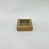 9x9x3 Kraft Çerçeveli Kutu