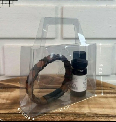 11x8x3 yatay  Asetat Çanta 10 lu paket 