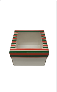 15x15x10.CM ALT BEYAZ ÜST YILBAŞI