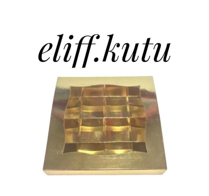 16 BÖLMELİ DEMONTE GOLD ÇİKOLATA KUTUSU