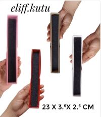 23X3X2 PEMBE SÜNGERLİ TEKLI BILEKLIK KUTUSU (25'liPKT)