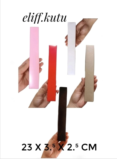 23 X 3,5 X 2,5 SİYAH SÜNGERLİ TEKLI BILEKLIK KUTUSU