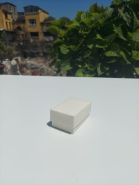 6X4X3 BEYAZ SÜNGERLİ YÜZÜK KUTUSU  