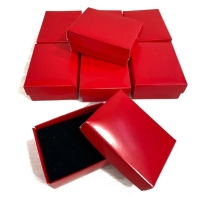8X6X3 KIRMIZI  SÜNGERLİ TAKI KUTUSU 