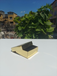 8X8X3 GOLD SÜNGERLİ TAKI KUTUSU (25li PKT)