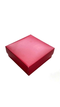 8X8X3 KIRMIZI SÜNGERLİ TAKI KUTUSU (25'li PKT)