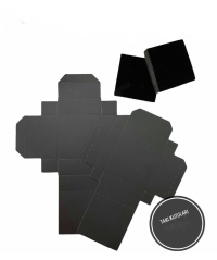 8X8X3 SİYAH DESENLİ SÜNGERLİ TAKI KUTUSU 