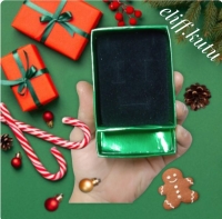 8x6x3 cm metalik parlak yeşil 25'li paket  fiyatidir 