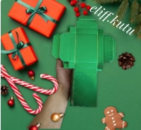 8x6x3 cm metalik parlak yeşil 25'li paket  fiyatidir 
