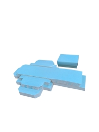 8x6x3 mavı süngerli takı kutusu 